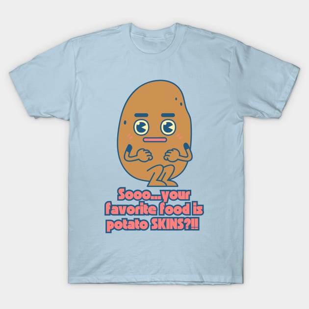 Scared Tater T-Shirt by VultureVomitInc